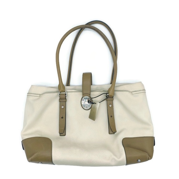 Tumi Turin Shopper Tote Leather Purse - Picture 1 of 13